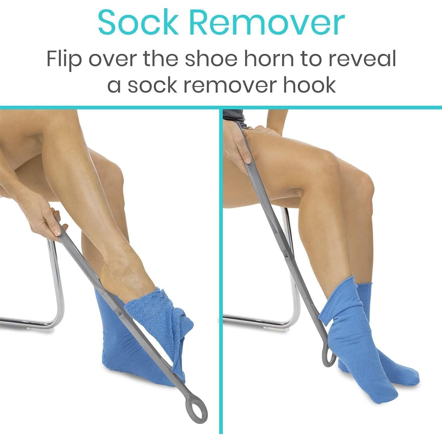 Kit de Ayuda para Poner Calcetines y Zapatos Vive - Ajustable