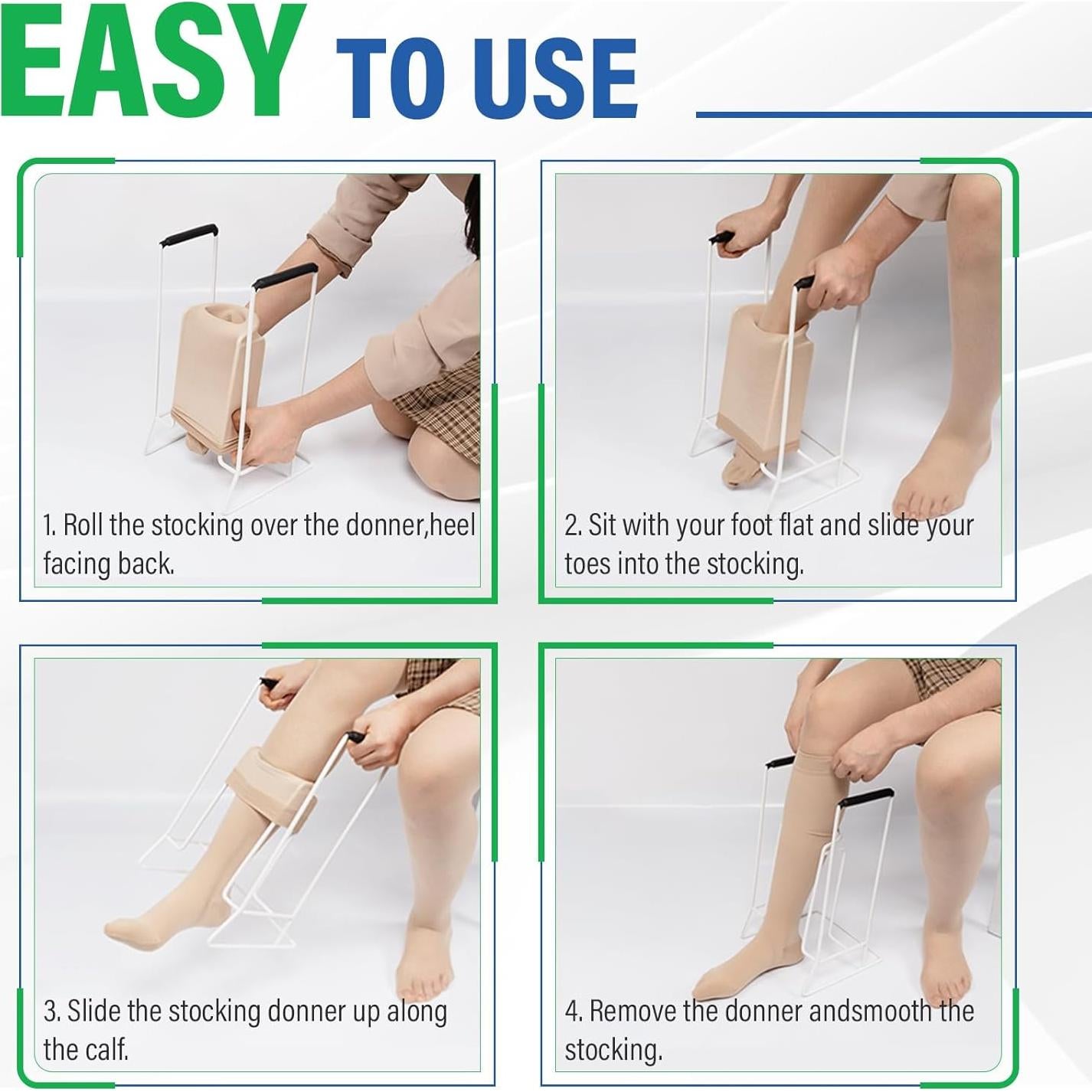 Ayuda para Vestirse Hiumtree Stocking Donner Grande para Medias