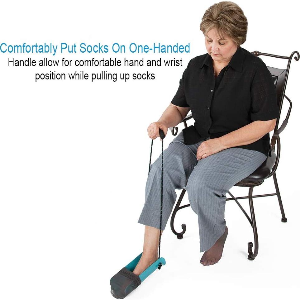 Ayuda para Poner Calcetines Norco - Uso con Una o Dos Manos