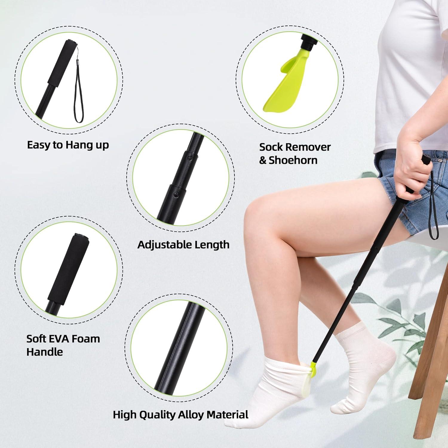 Dispositivo para poner y quitar calcetines JFMkaer - Asistente para movilidad limitada