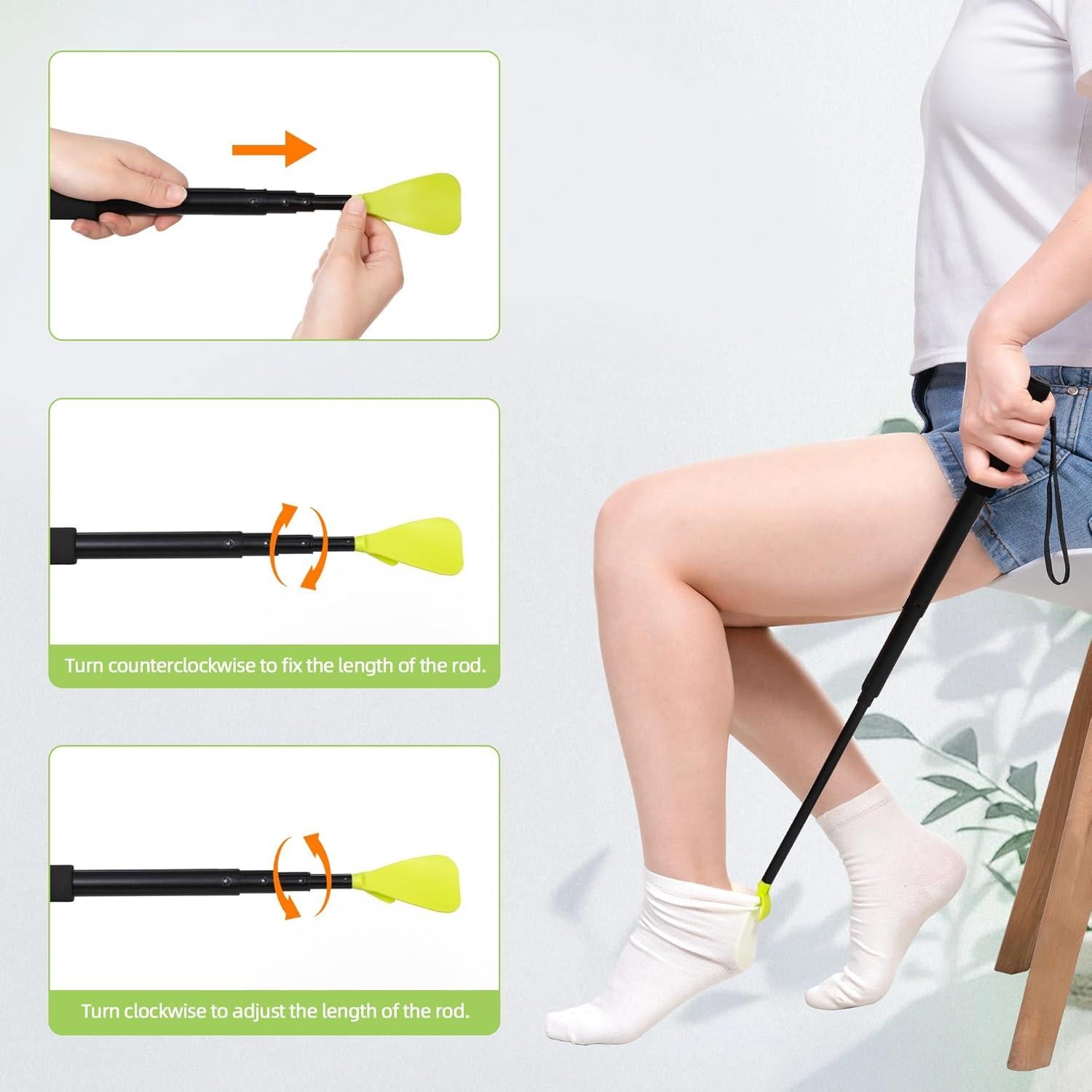 Dispositivo para poner y quitar calcetines JFMkaer - Asistente para movilidad limitada