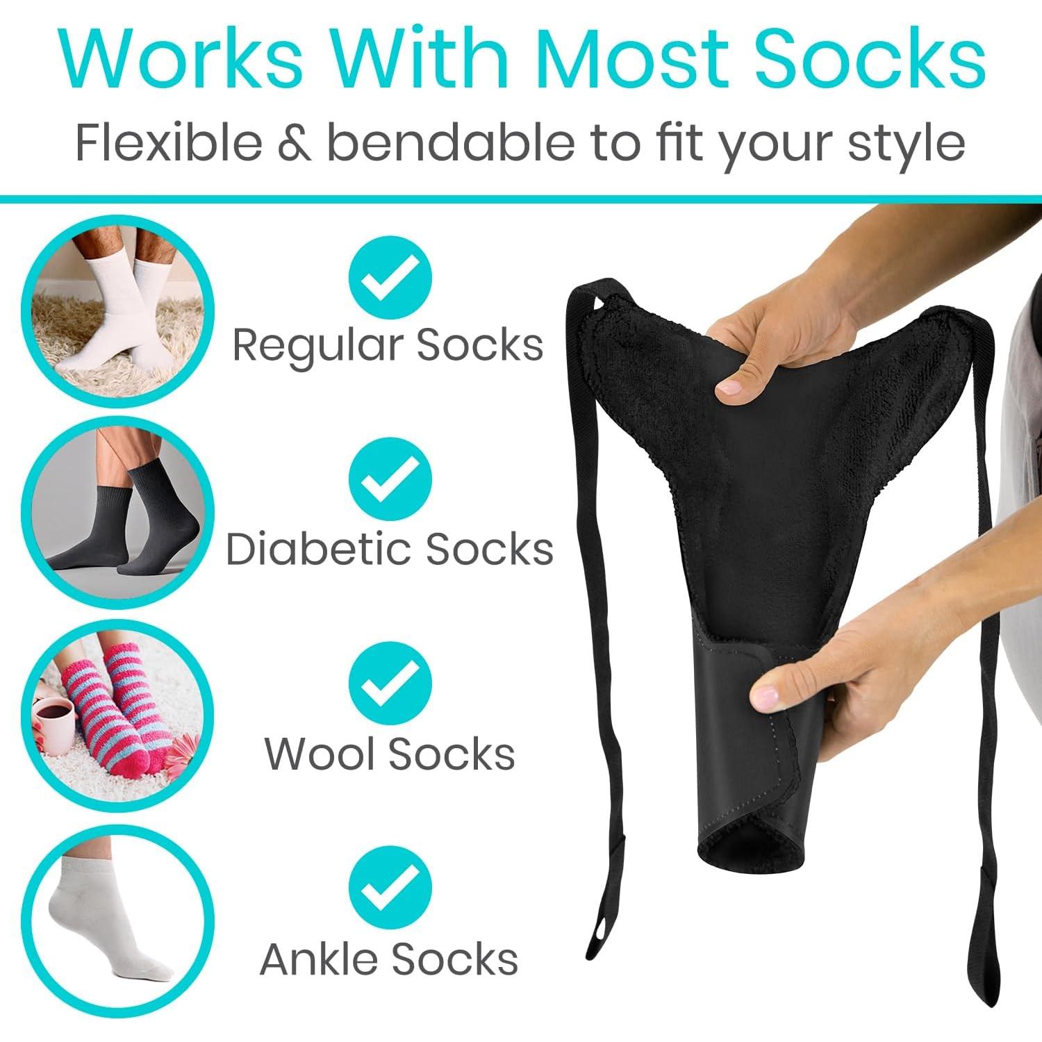 Asistente para Ponerse Calcetines Vive Flexible - Ideal para Mayores