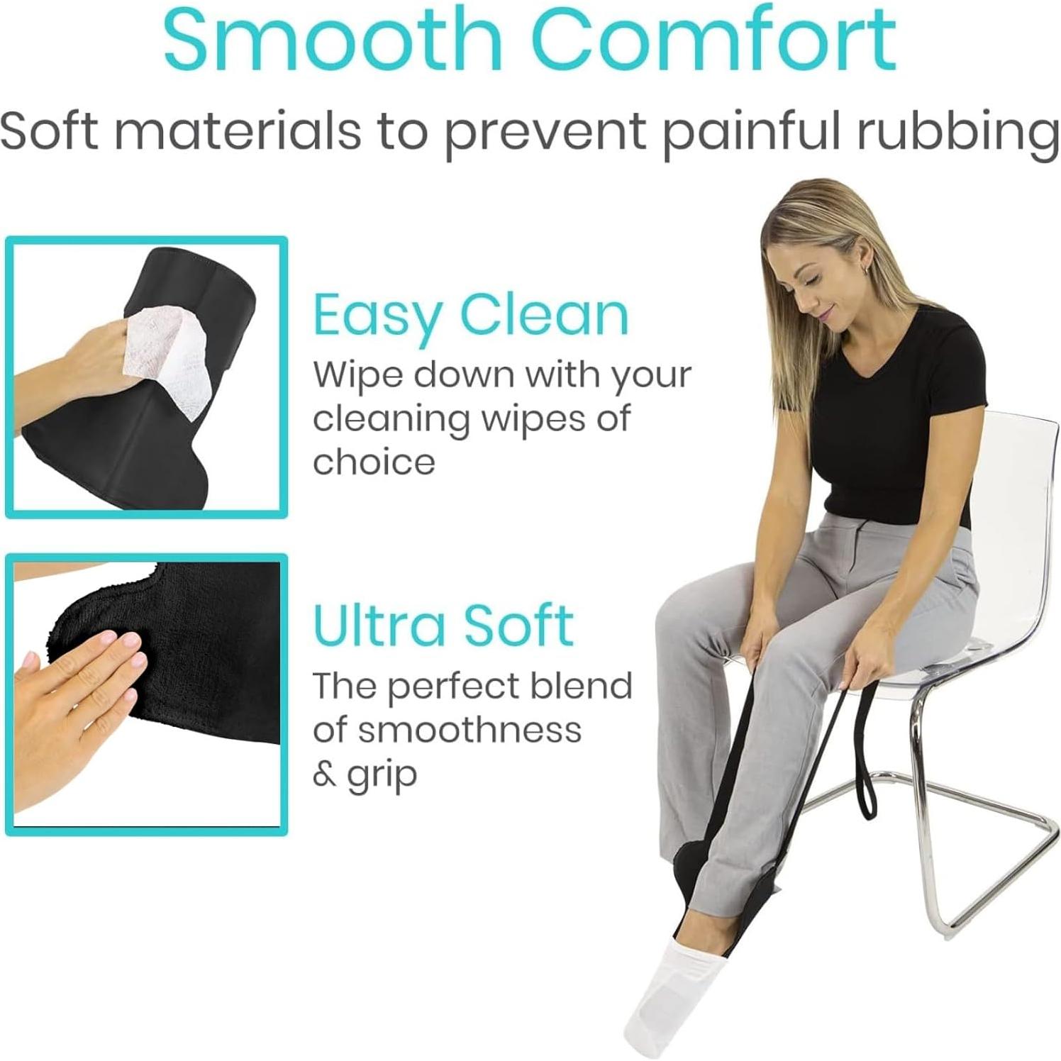 Asistente para Ponerse Calcetines Vive Flexible - Ideal para Mayores