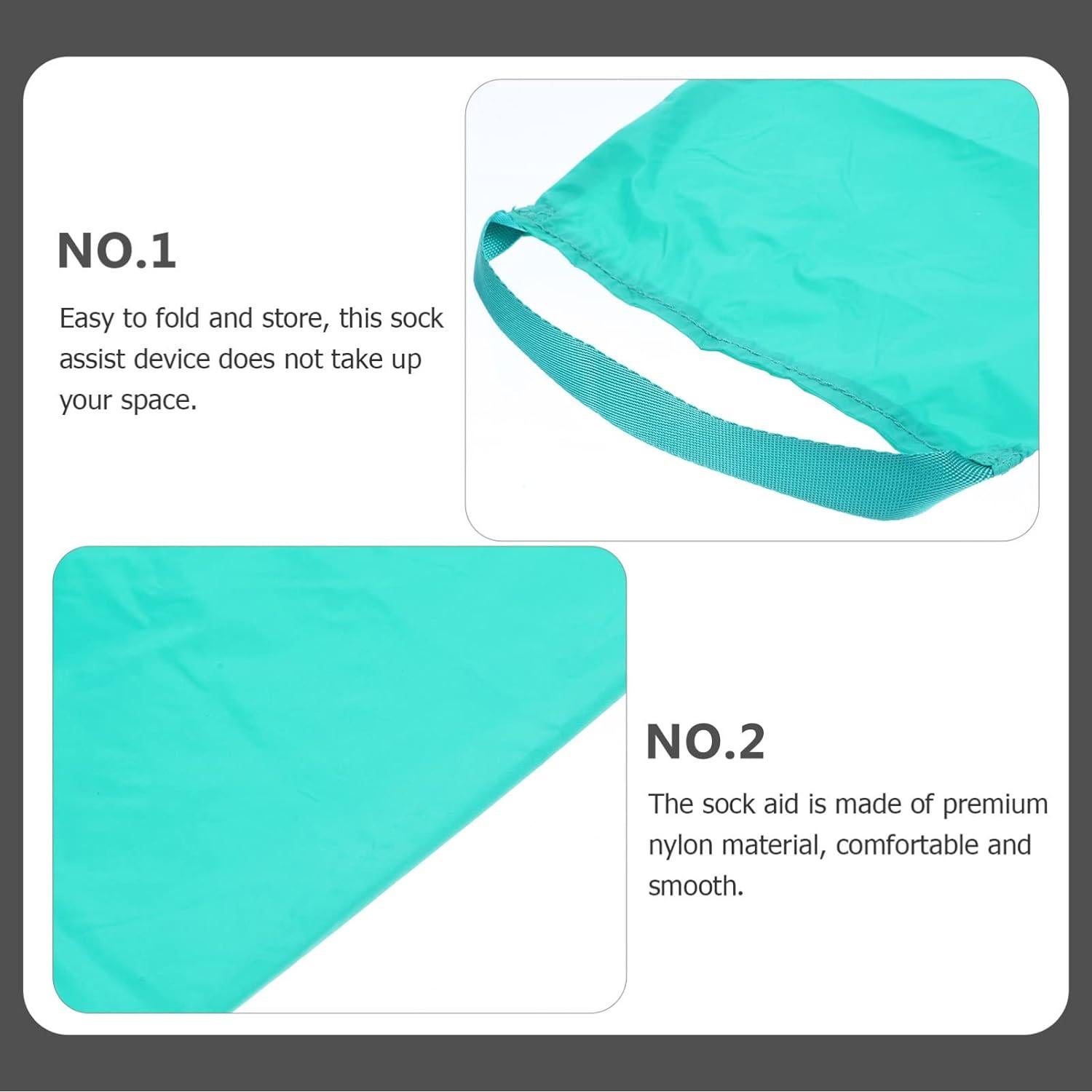 Ayuda para Poner Medias de Punta Abierta Beavorty - Nylon