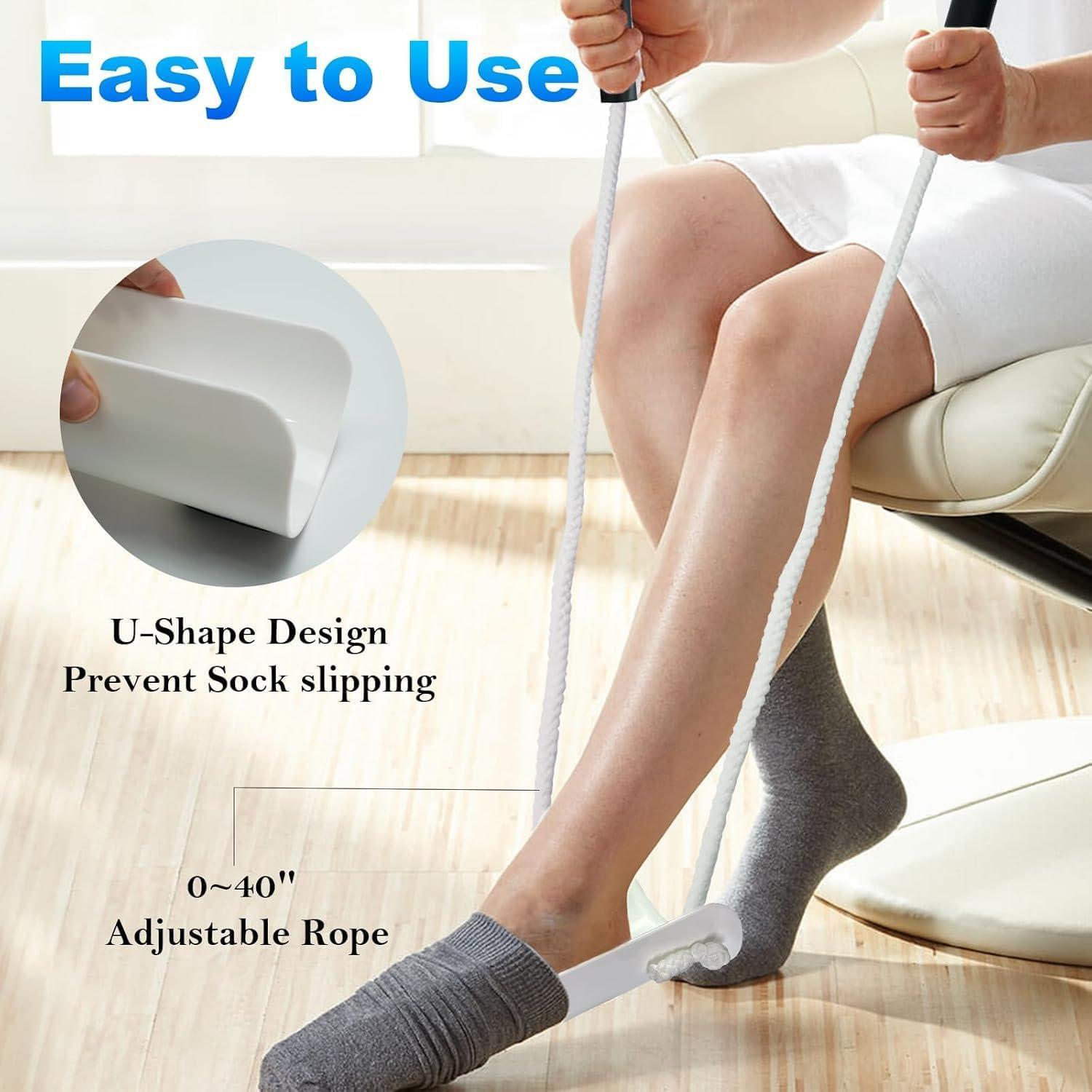 Kit Asistente para Poner y Quitar Calcetines Aomoyun