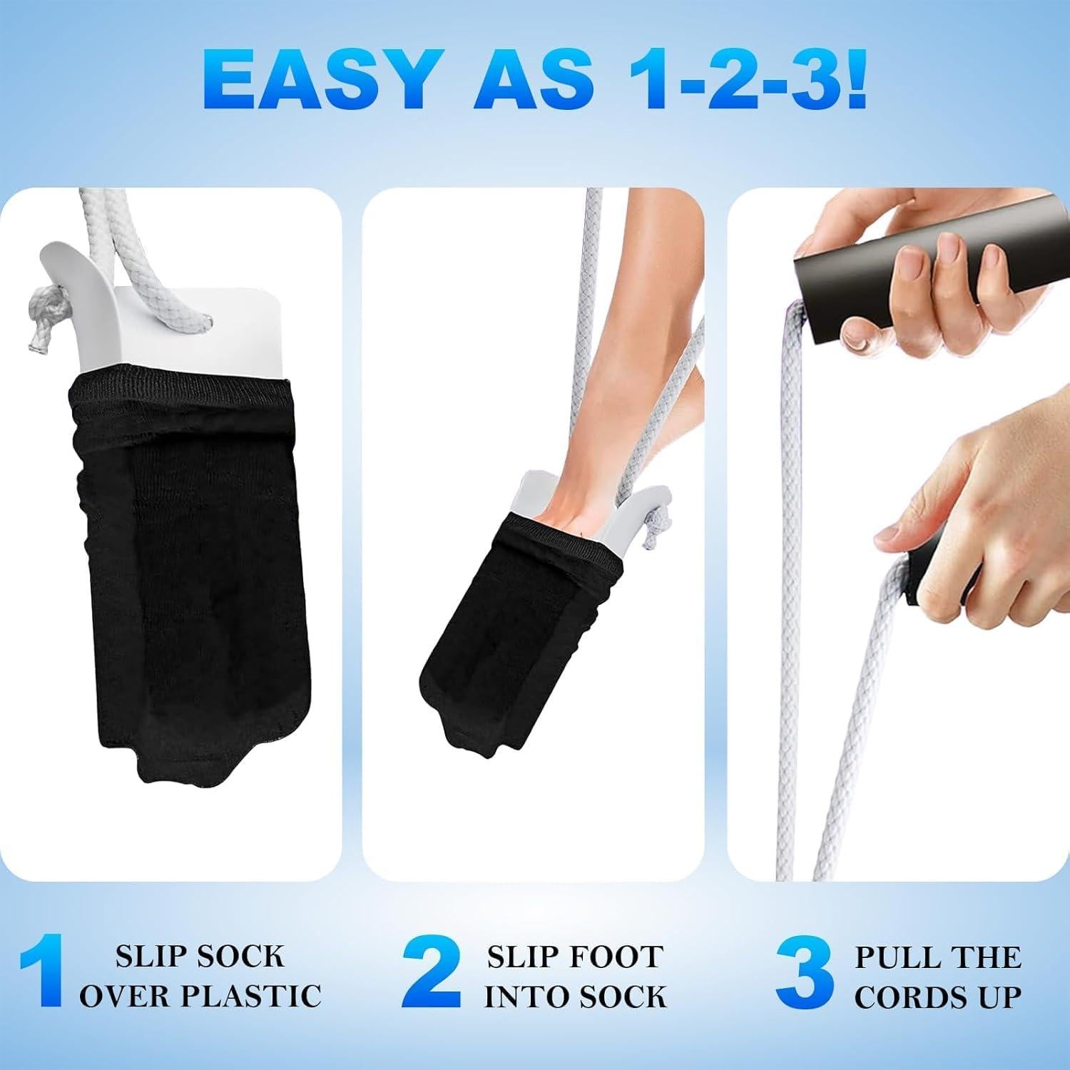 Kit Asistente para Poner y Quitar Calcetines Aomoyun