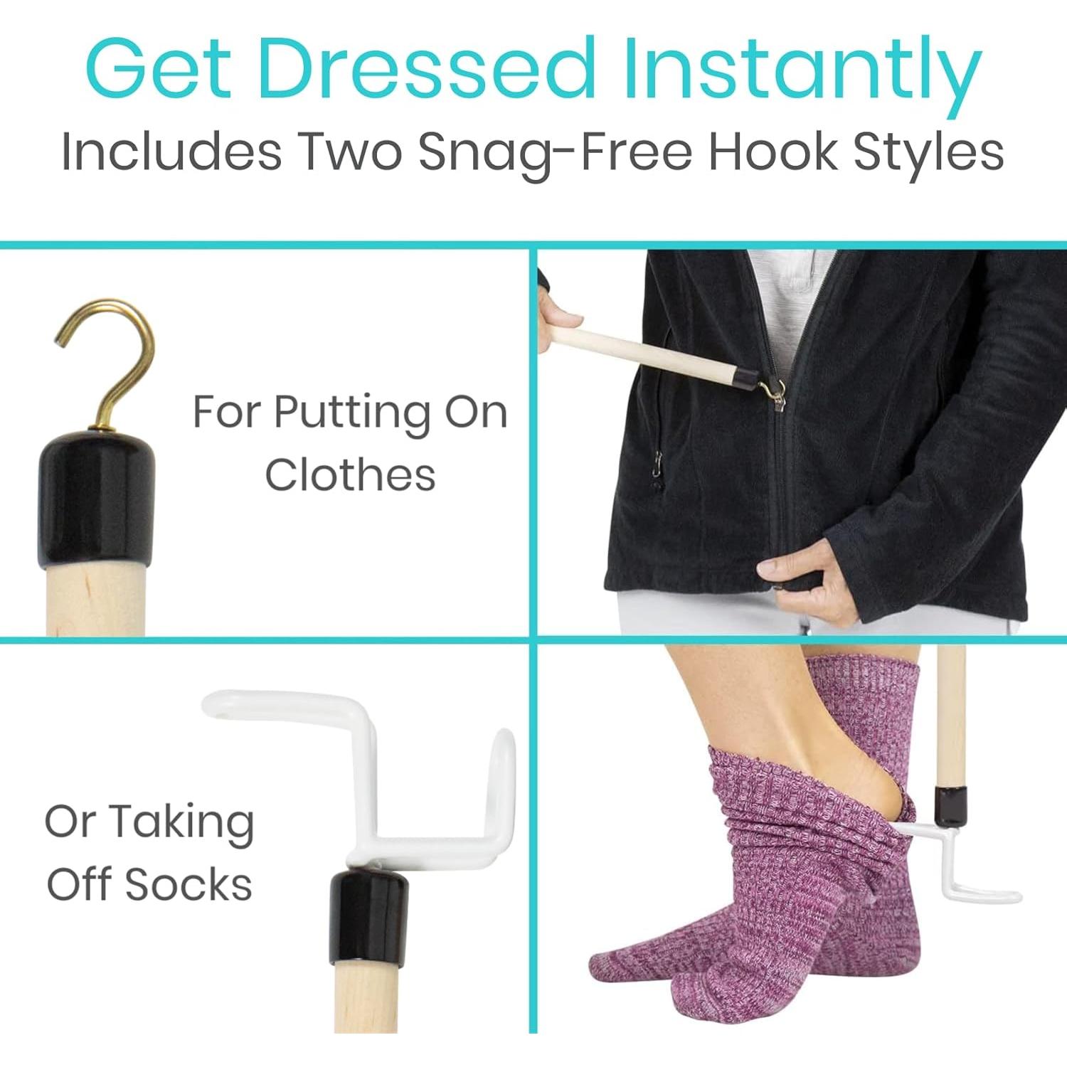 Bastón para Vestirse Vive 68.5 cm - Asistente para Ancianos