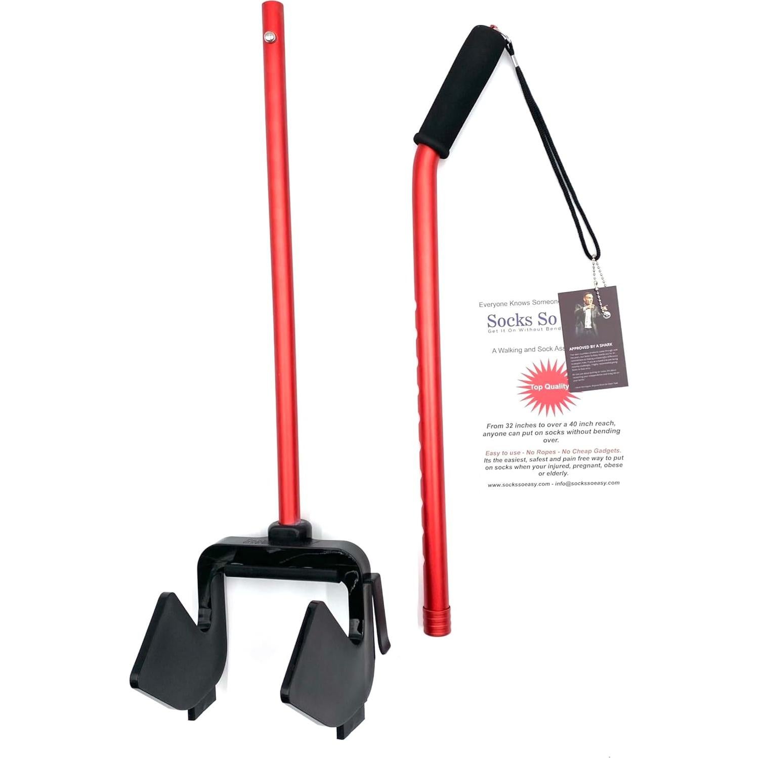 Ayudante de Calcetines 3 en 1 Socks So Easy Rojo