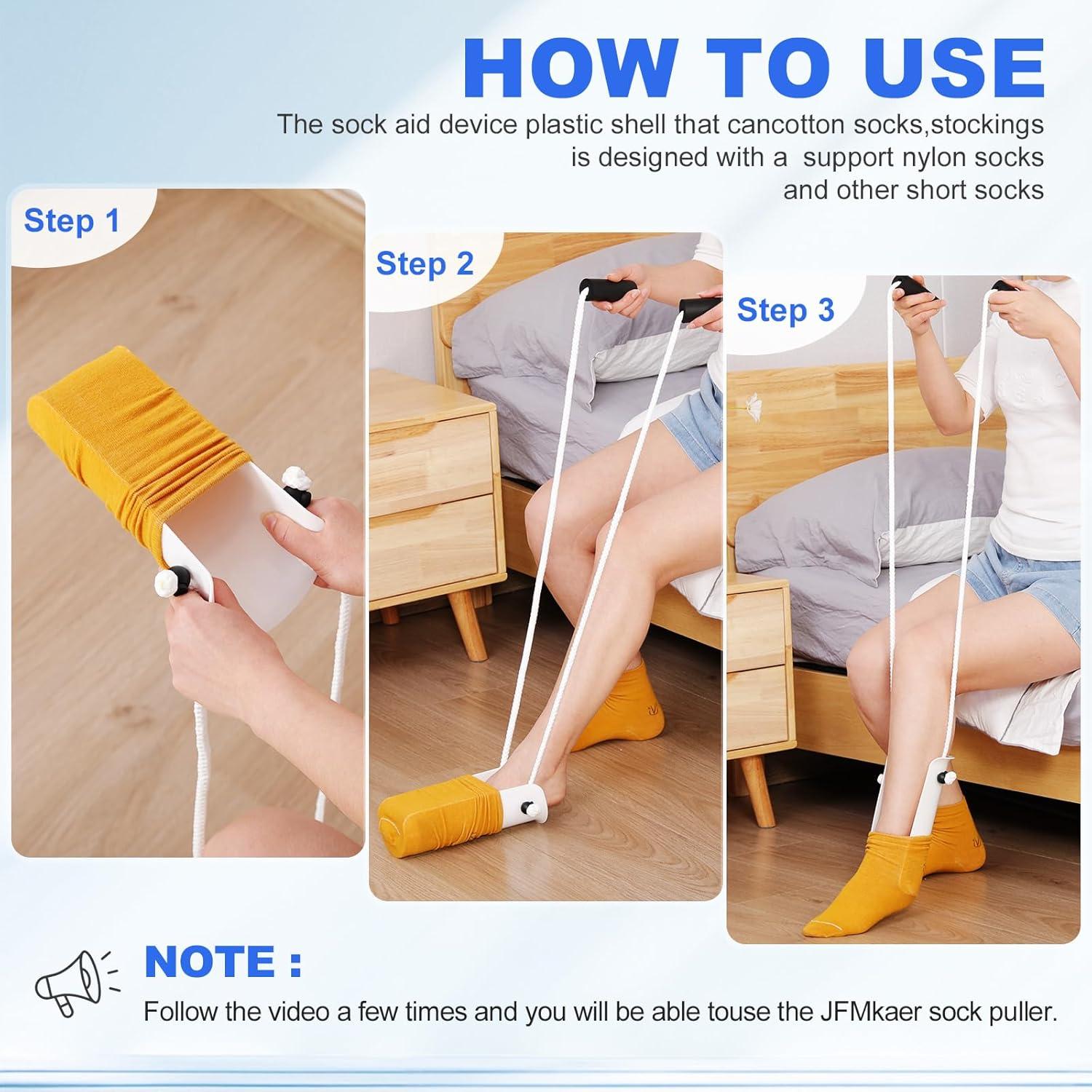 Dispositivo Ayudante para Poner y Quitar Calcetines JFMkaer