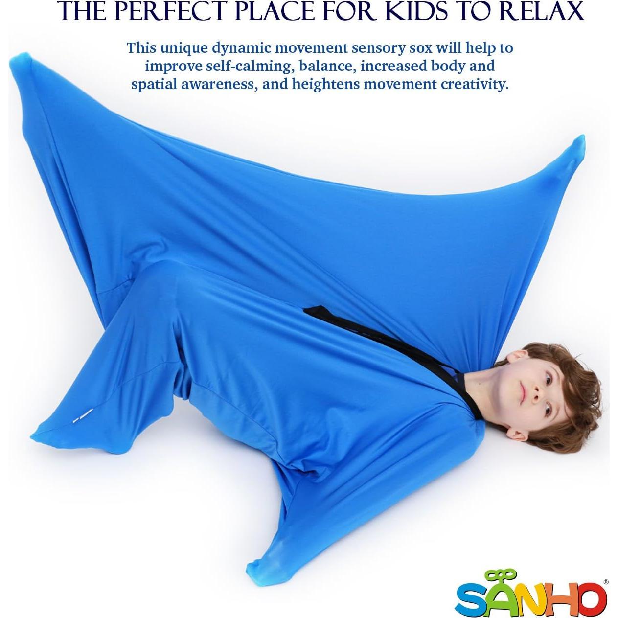 Calcetín Sensorial Dinámico Sanho Yopo Pequeño Azul 3-5 Años