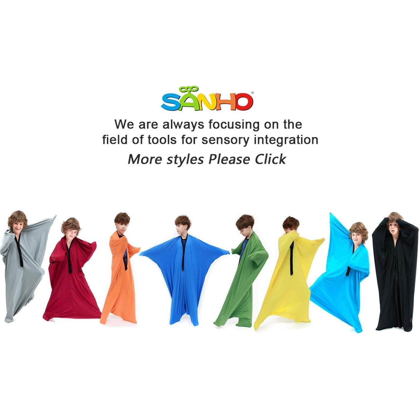 Calcetín Sensorial Dinámico Sanho Yopo Pequeño Azul 3-5 Años