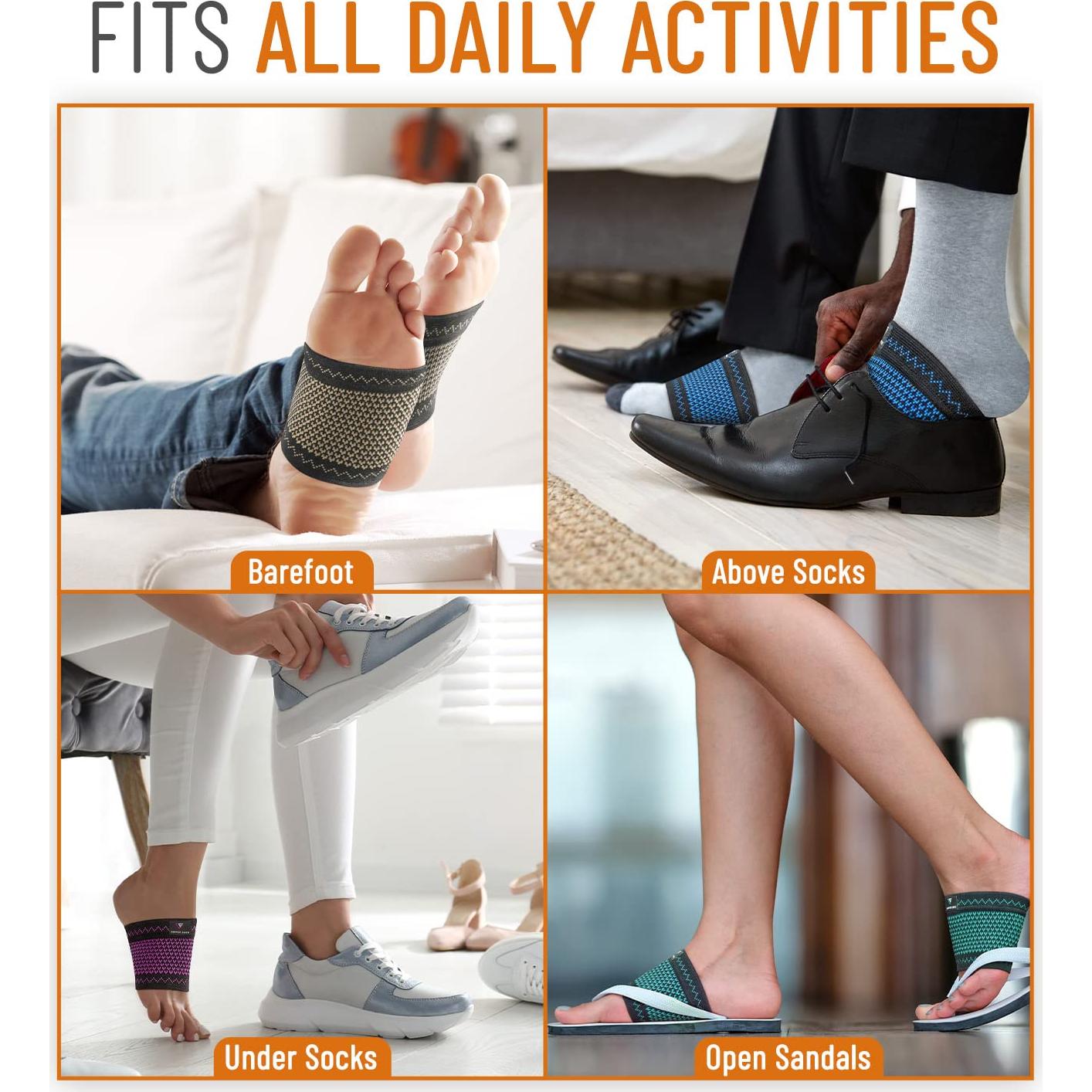 Soporte Arqueado de Cobre Copper Edge para Fascitis Plantar