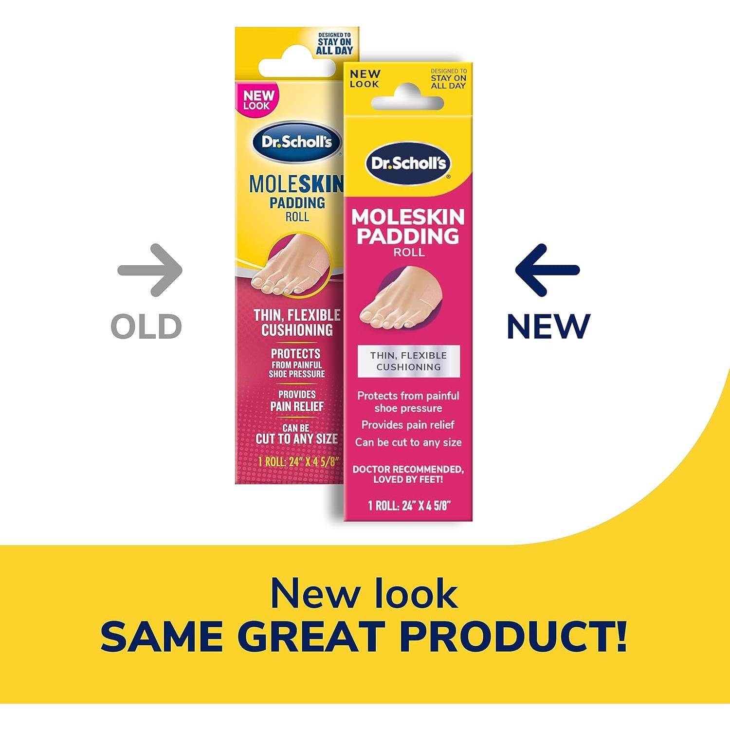 Almohadilla Moleskin Dr. Scholl's 1 rollo 59.87g