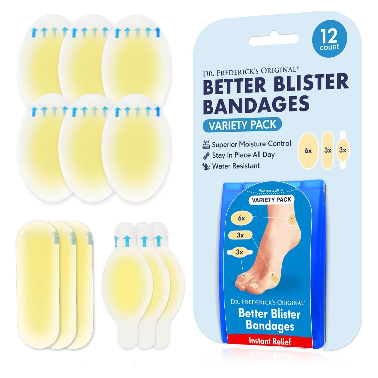 Vendajes para Ampollas Dr. Frederick Better Blister - 12 Unidades