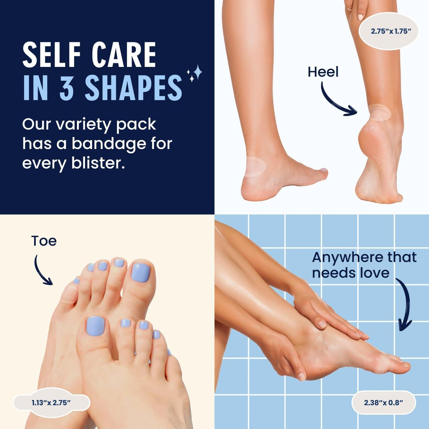 Vendajes para Ampollas Dr. Frederick Better Blister - 12 Unidades