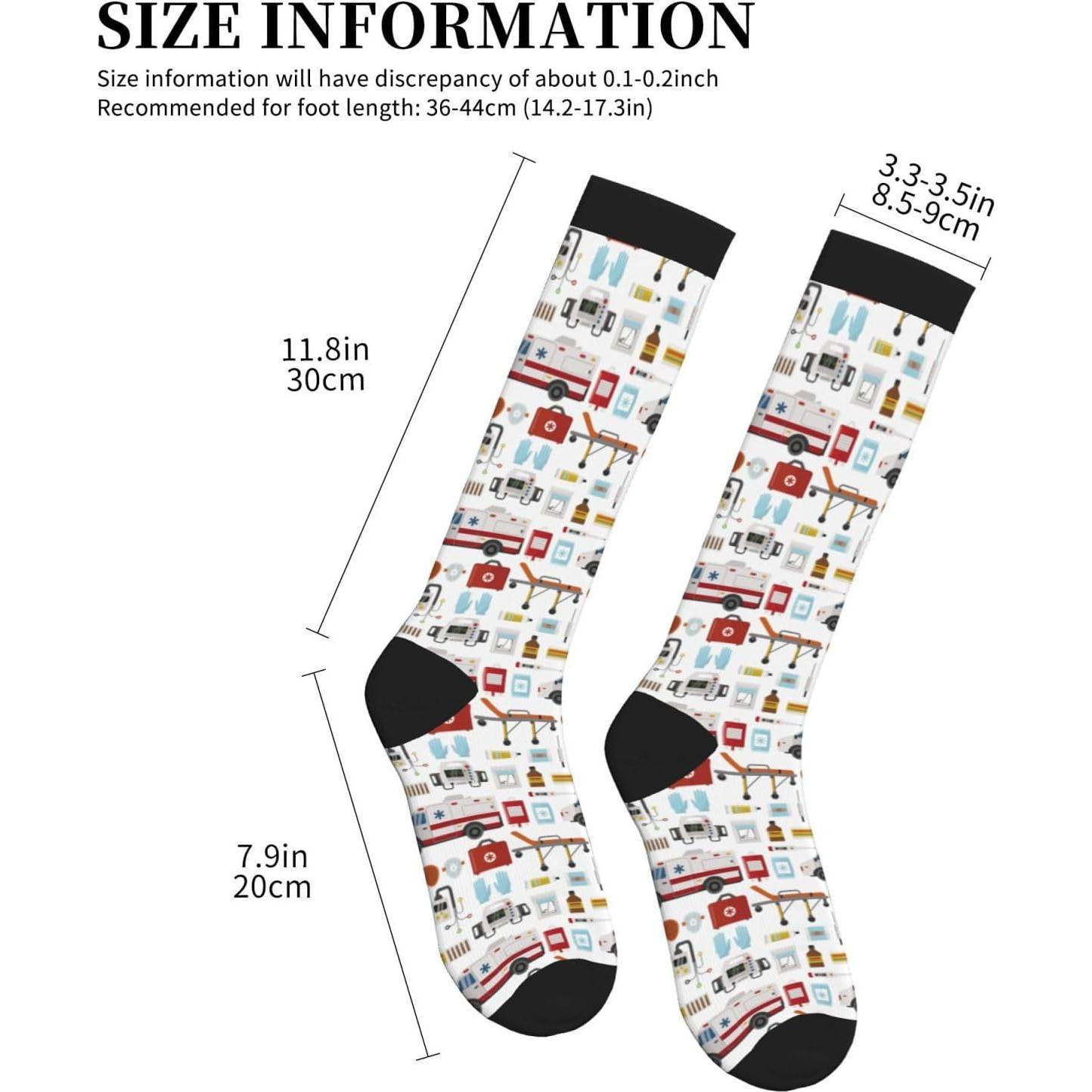 Calcetines de Compresión Bassyil Unisex 15-20 mmHg para Circulación