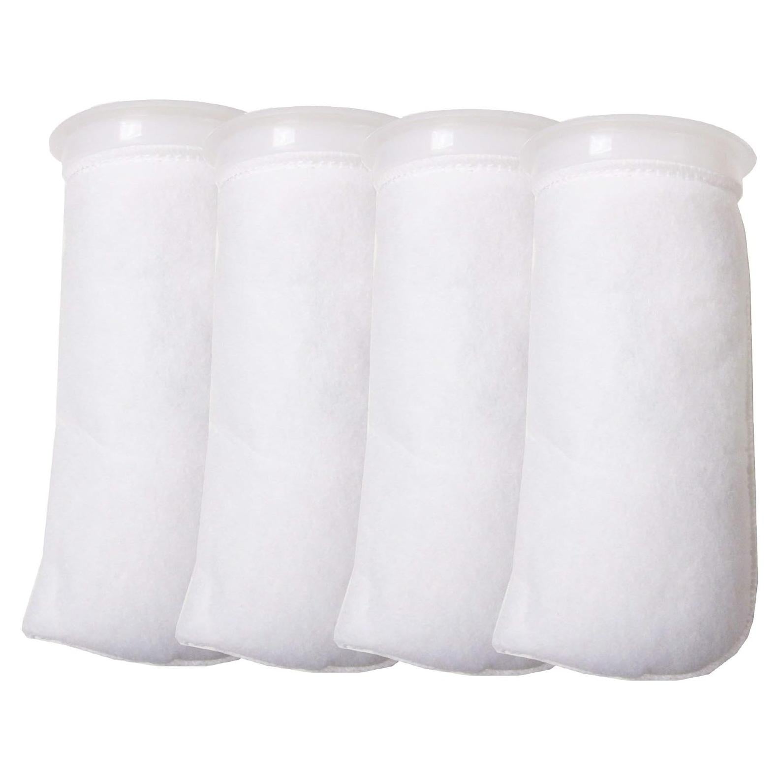 Paquete de 4 Calcetines de Filtro 4" 200 Micrones Acuario