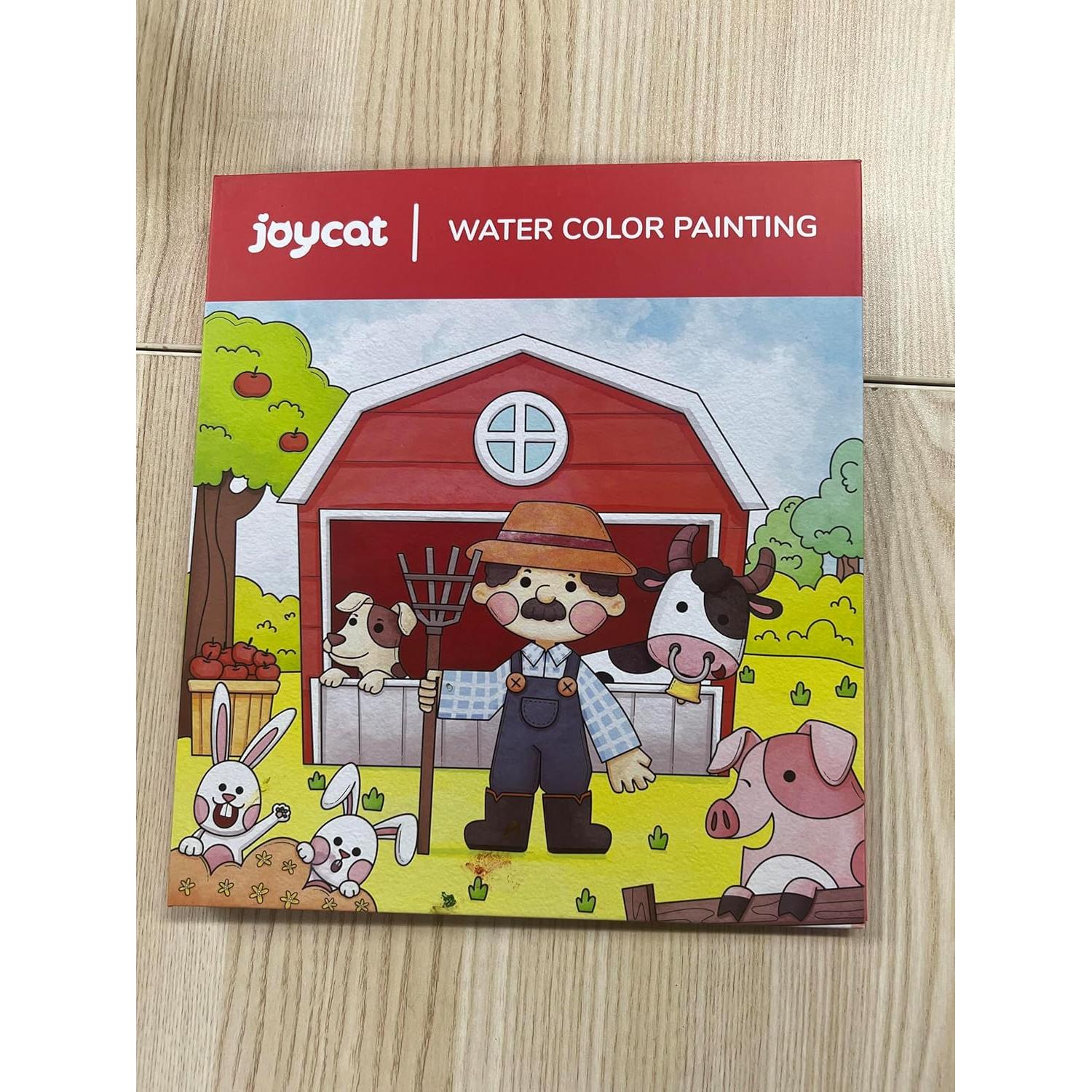 JoyCat Libro de Pintura Acuarela Granja para Niños 3-8 Años