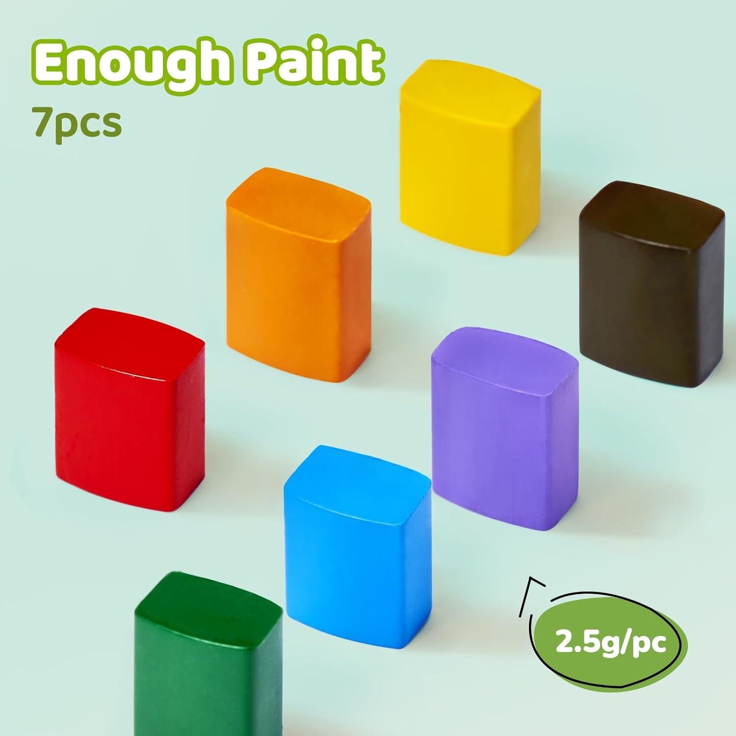 JoyCat Libro de Pintura Acuarela Dinosaurios y Vehículos