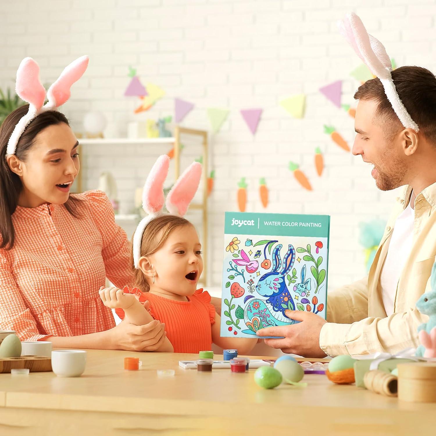 JoyCat Libro de Pintura Acuarela 24.5x22.1 cm para Niños
