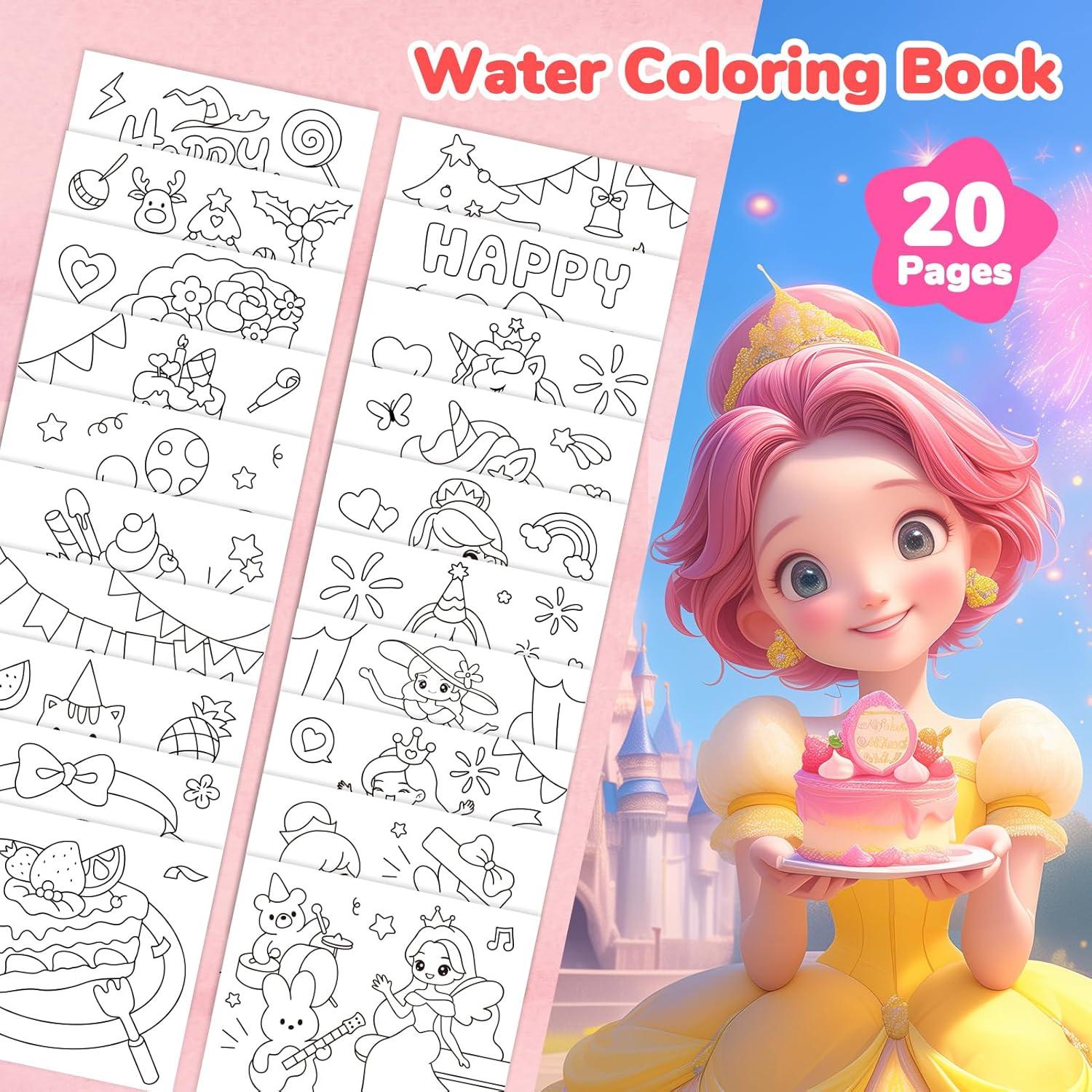 JoyCat Libro de Pintura Acuarela para Niños 3-8 Años