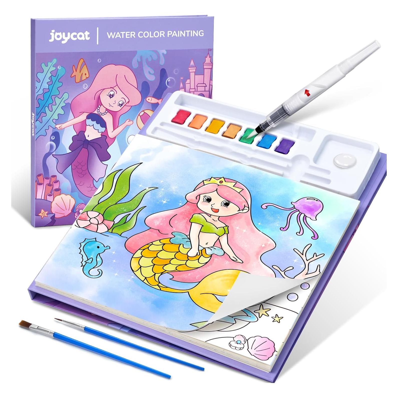 Libro de Pintura Acuarela JoyCat Mundo Submarino 21x17.5cm