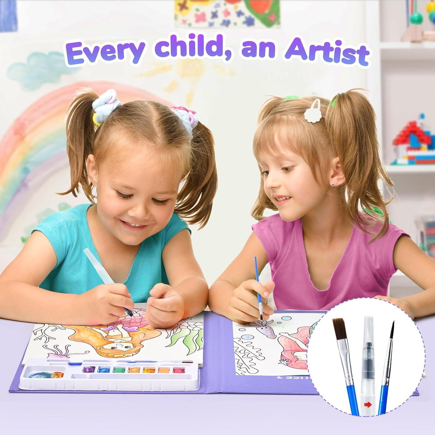 Libro de Pintura Acuarela JoyCat Mundo Submarino 21x17.5cm