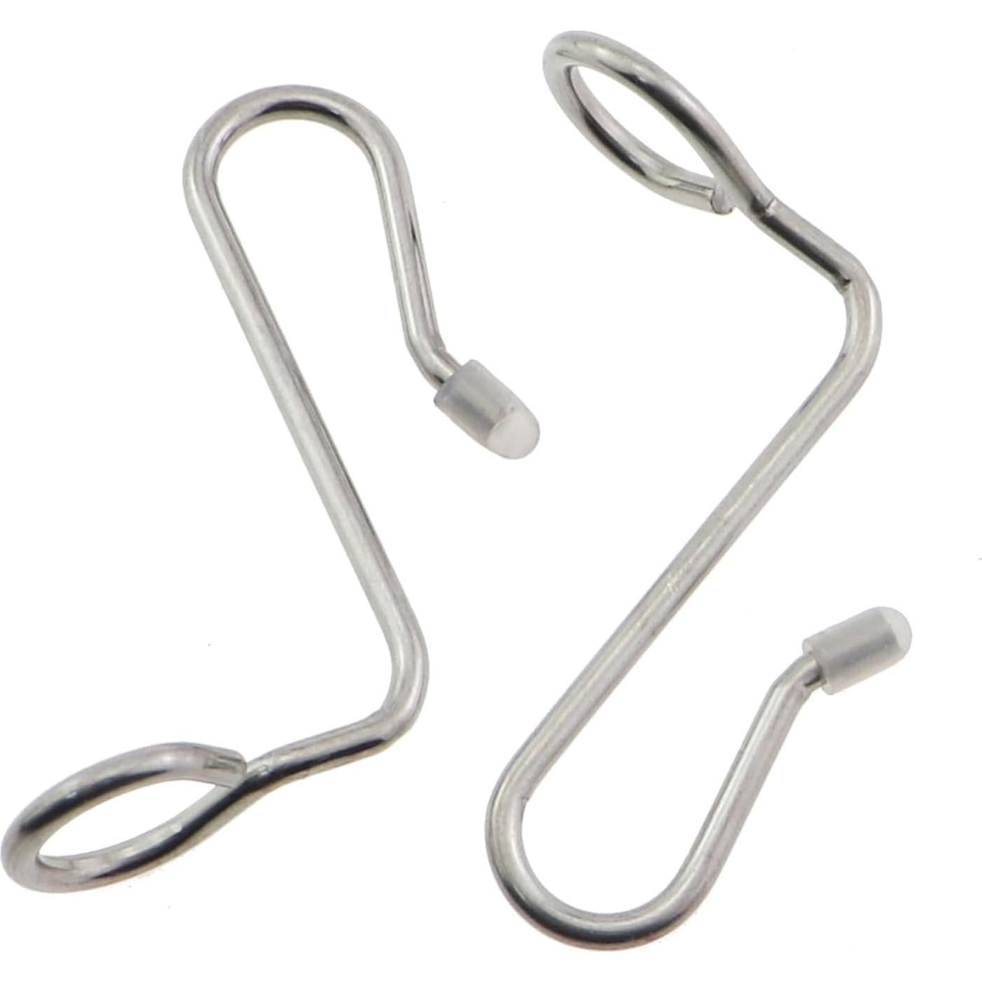 20 Ganchos Conector de Metal Caishun 4 cm para Almacenamiento