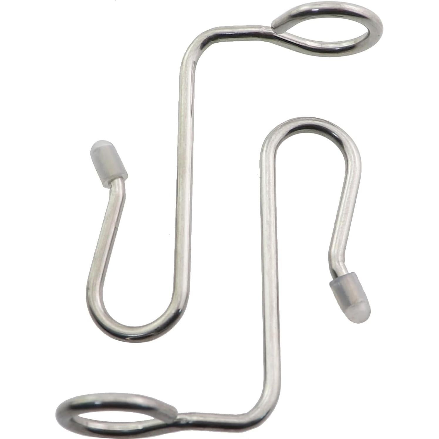 20 Ganchos Conector de Metal Caishun 4 cm para Almacenamiento