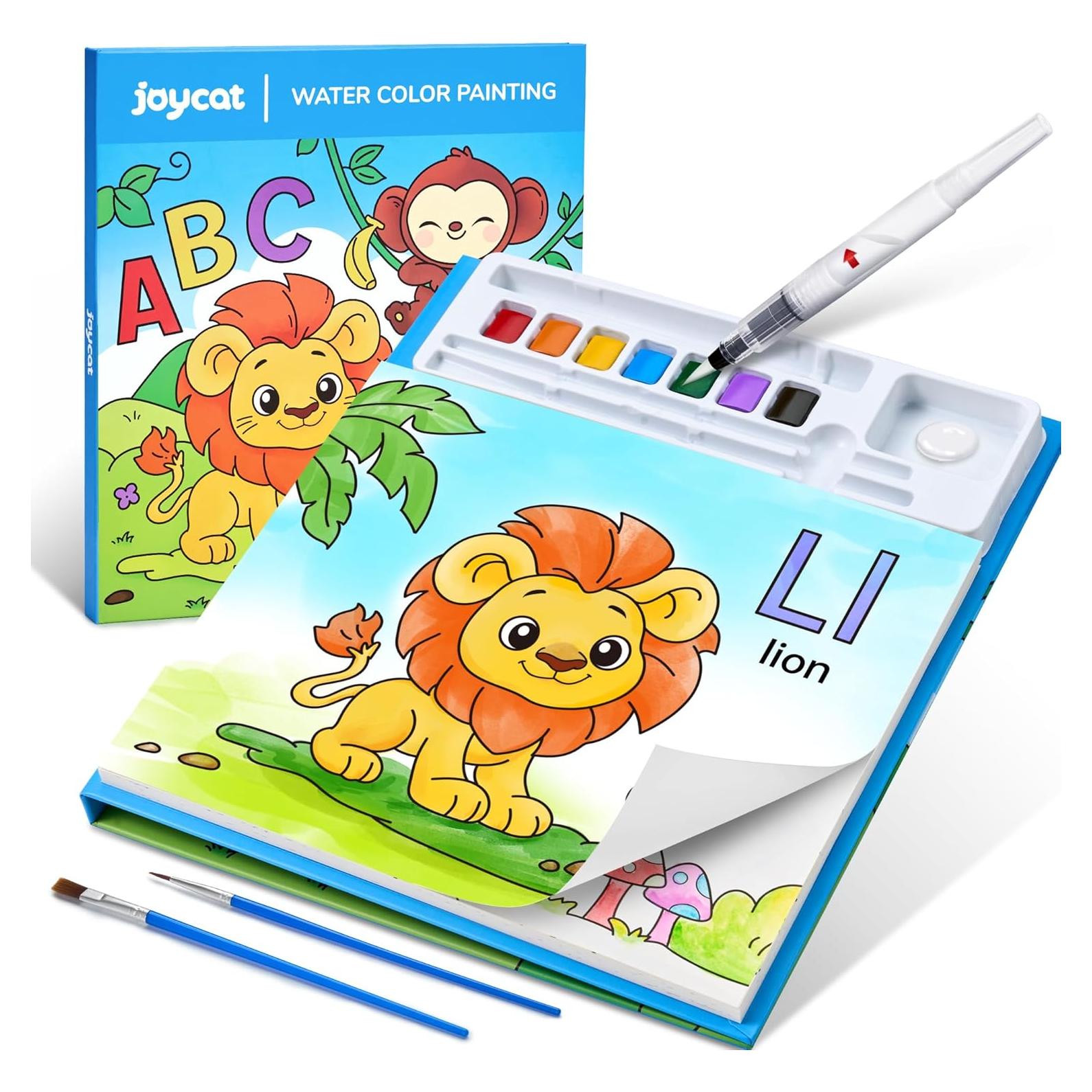 JoyCat Libro de Pintura Acuarela 3-en-1 para Niños