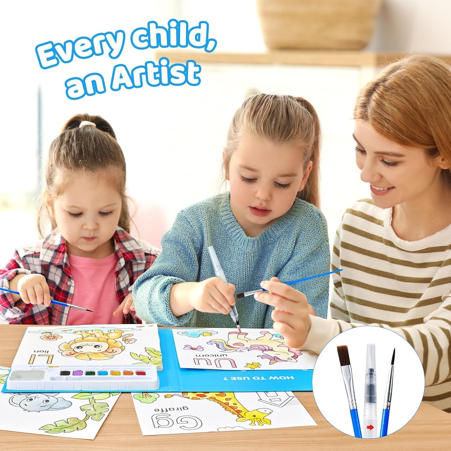 JoyCat Libro de Pintura Acuarela 3-en-1 para Niños