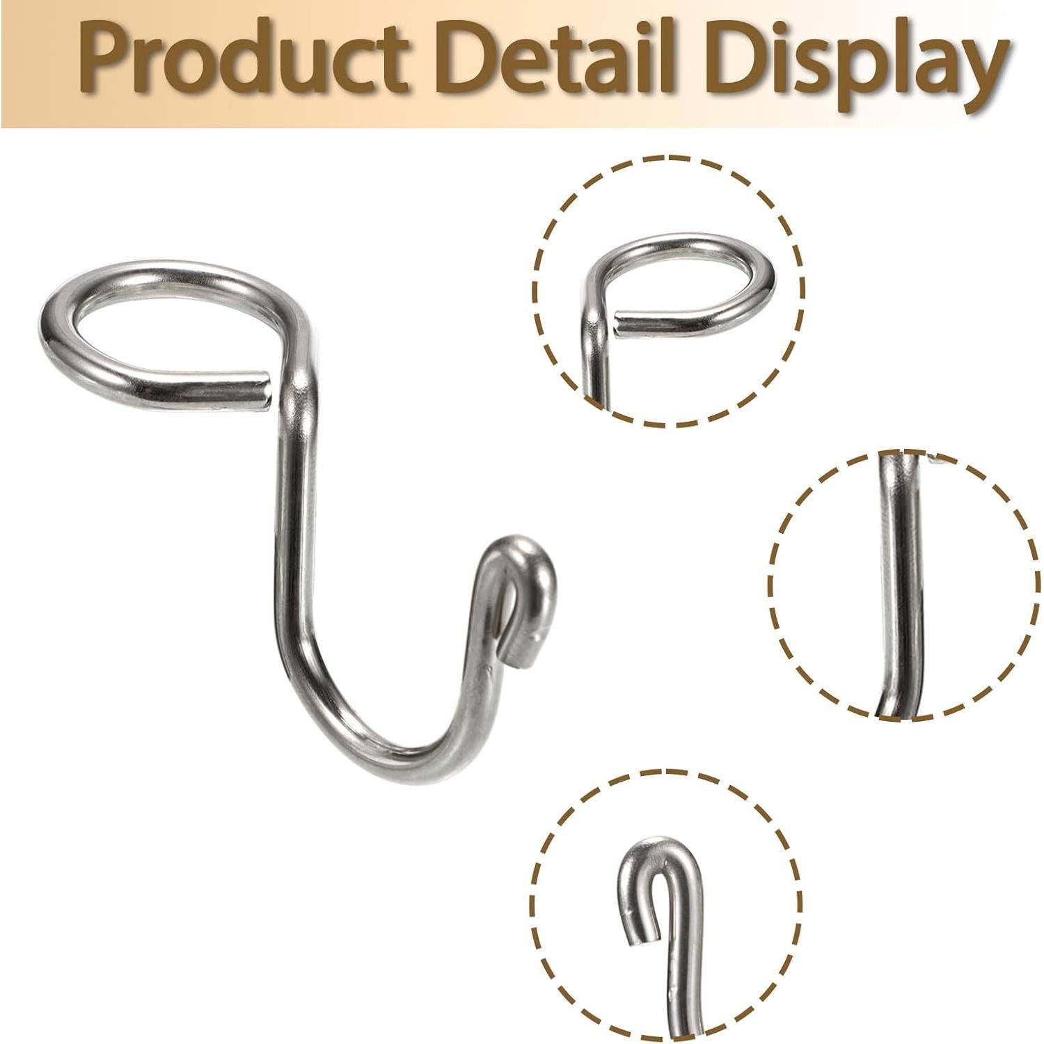 Ganchos Conectores de Perchas Kokone 30 Piezas Metal Plateado