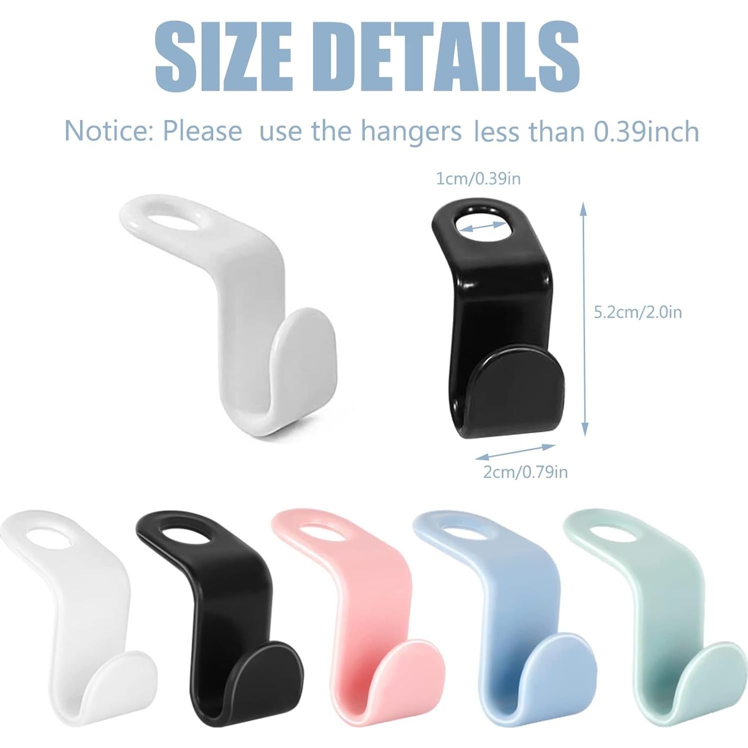 Ganchos Conectores para Perchas Yasowdkel - 50 Pcs Ahorra Espacio