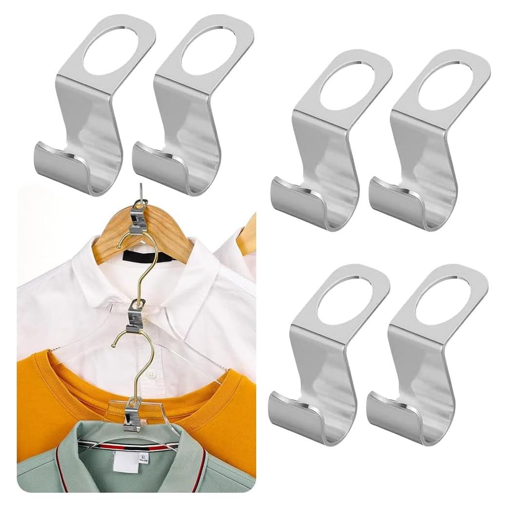 Ganchos Conectores de Perchas Woonsoon 36 Pcs Acero Inoxidable