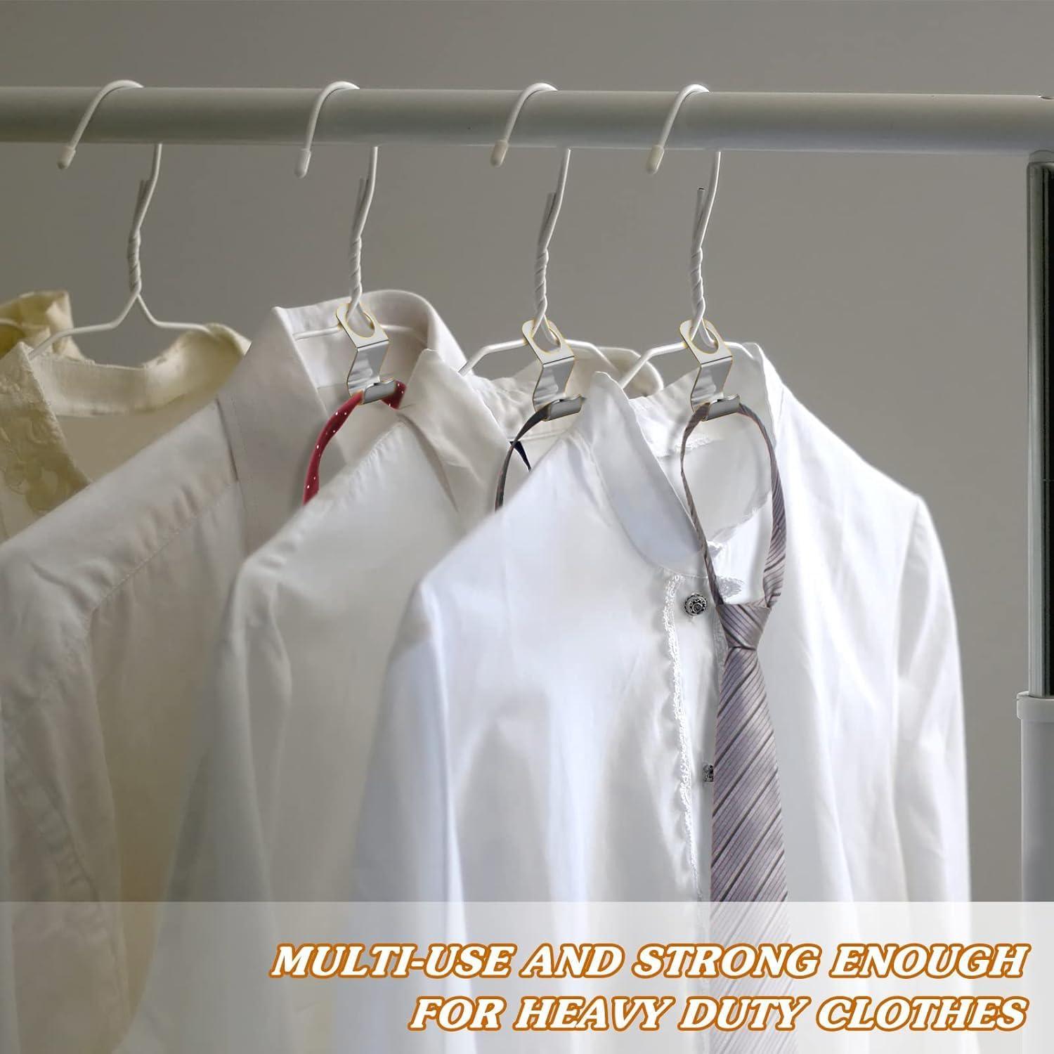 Ganchos Conectores de Perchas Woonsoon 36 Pcs Acero Inoxidable