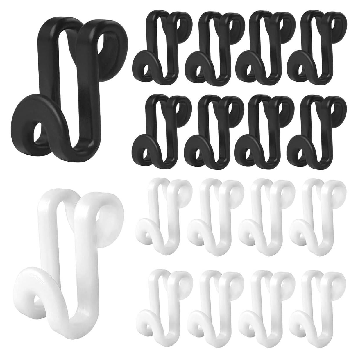 80 Ganchos Conectores para Perchas Moda y Estilo - Plástico