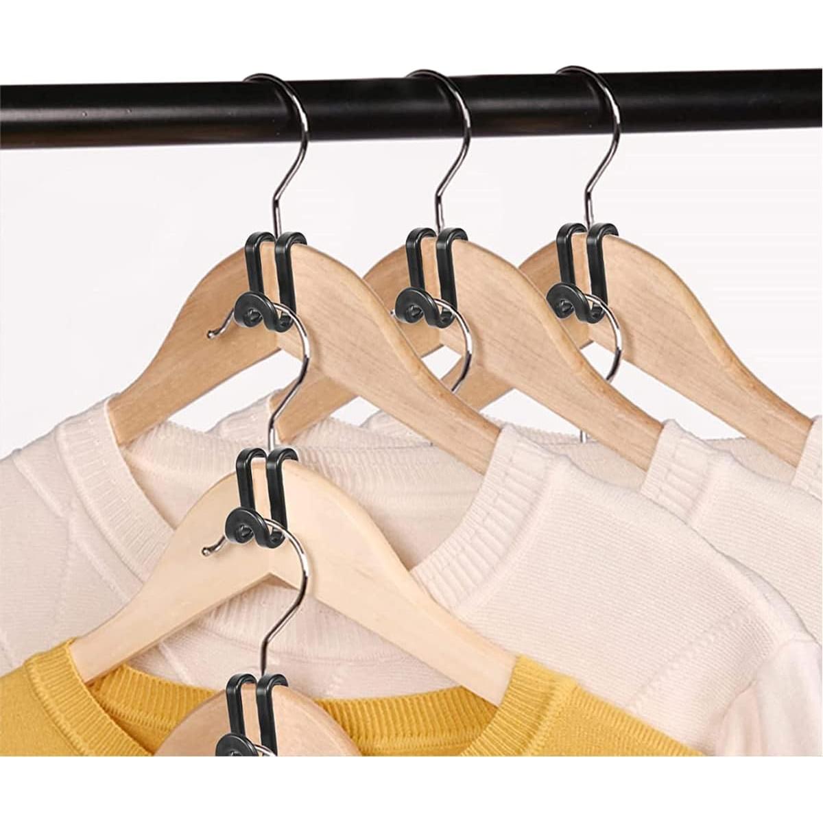 80 Ganchos Conectores para Perchas Moda y Estilo - Plástico