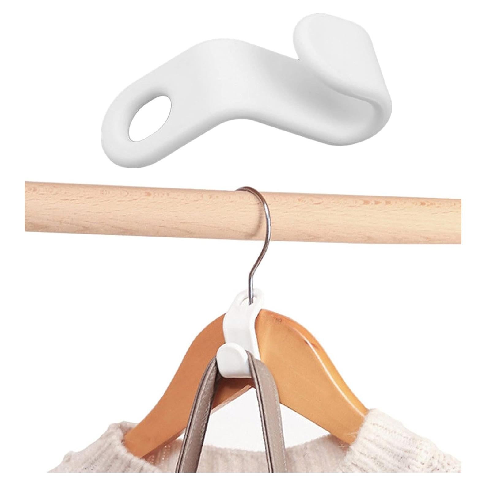 40 Ganchos Conectores para Perchas Woonsoon - Ahorradores de Espacio