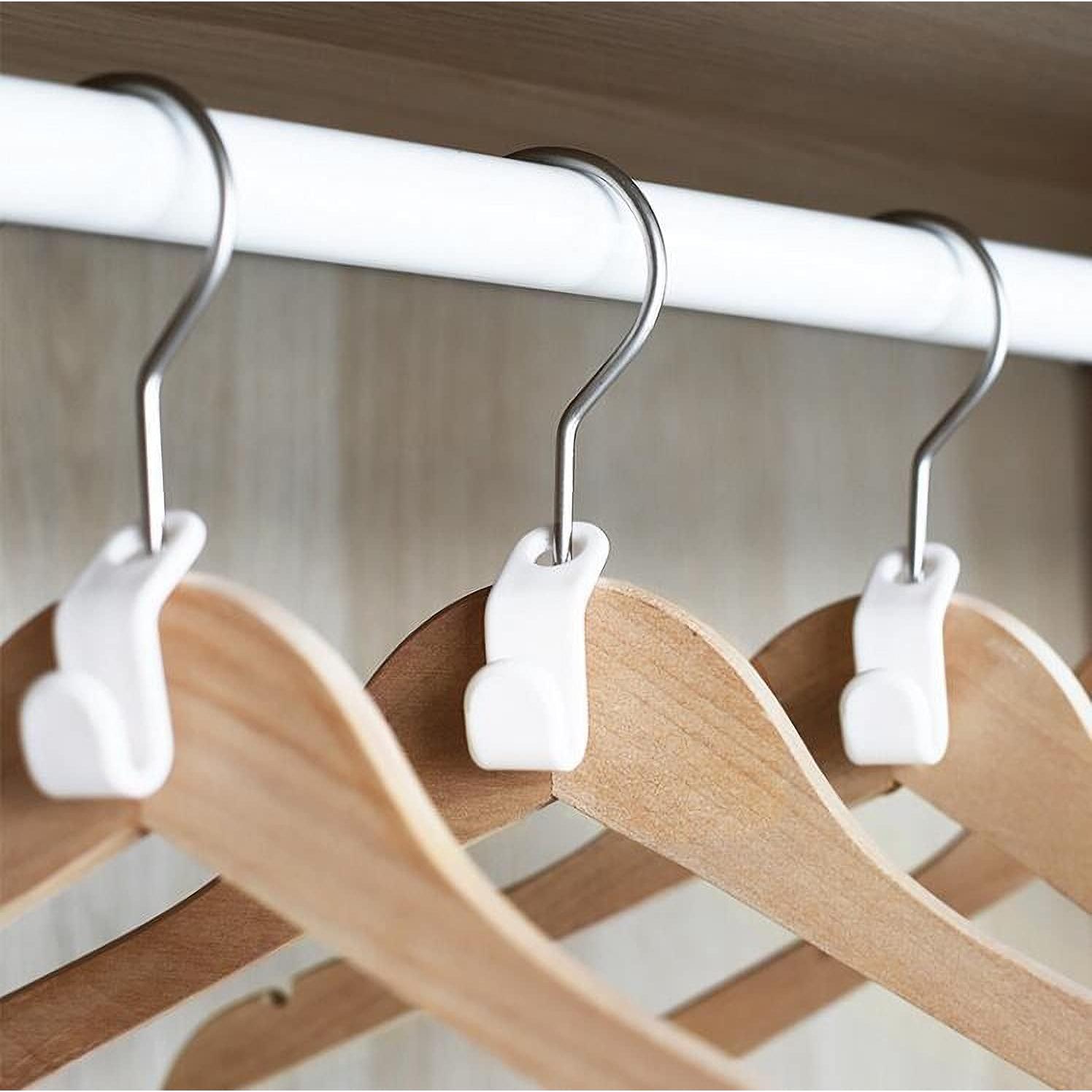 40 Ganchos Conectores para Perchas Woonsoon - Ahorradores de Espacio