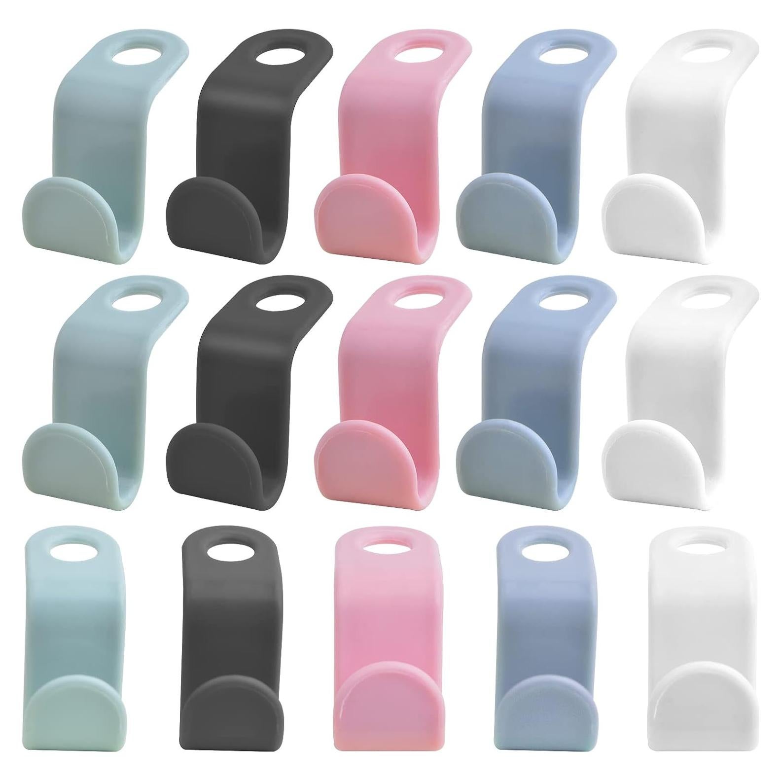 50 Ganchos Conectores para Perchas KMOSPAD Ahorra Espacio