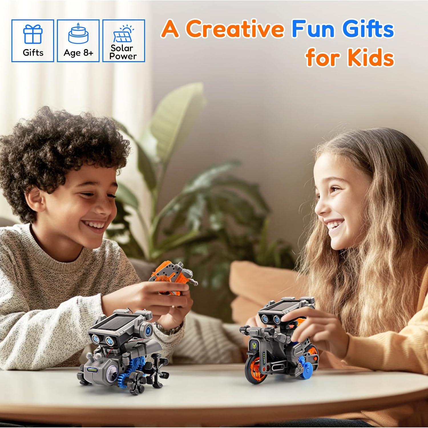 Kit Robot Solar STEM AoHu 15 en 1 para Niños 8 a 12 Años