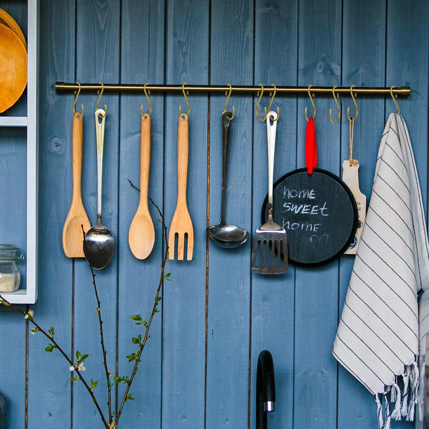 Ganchos S Dorados Sratte 60 Pcs 4.4 cm Alta Resistencia