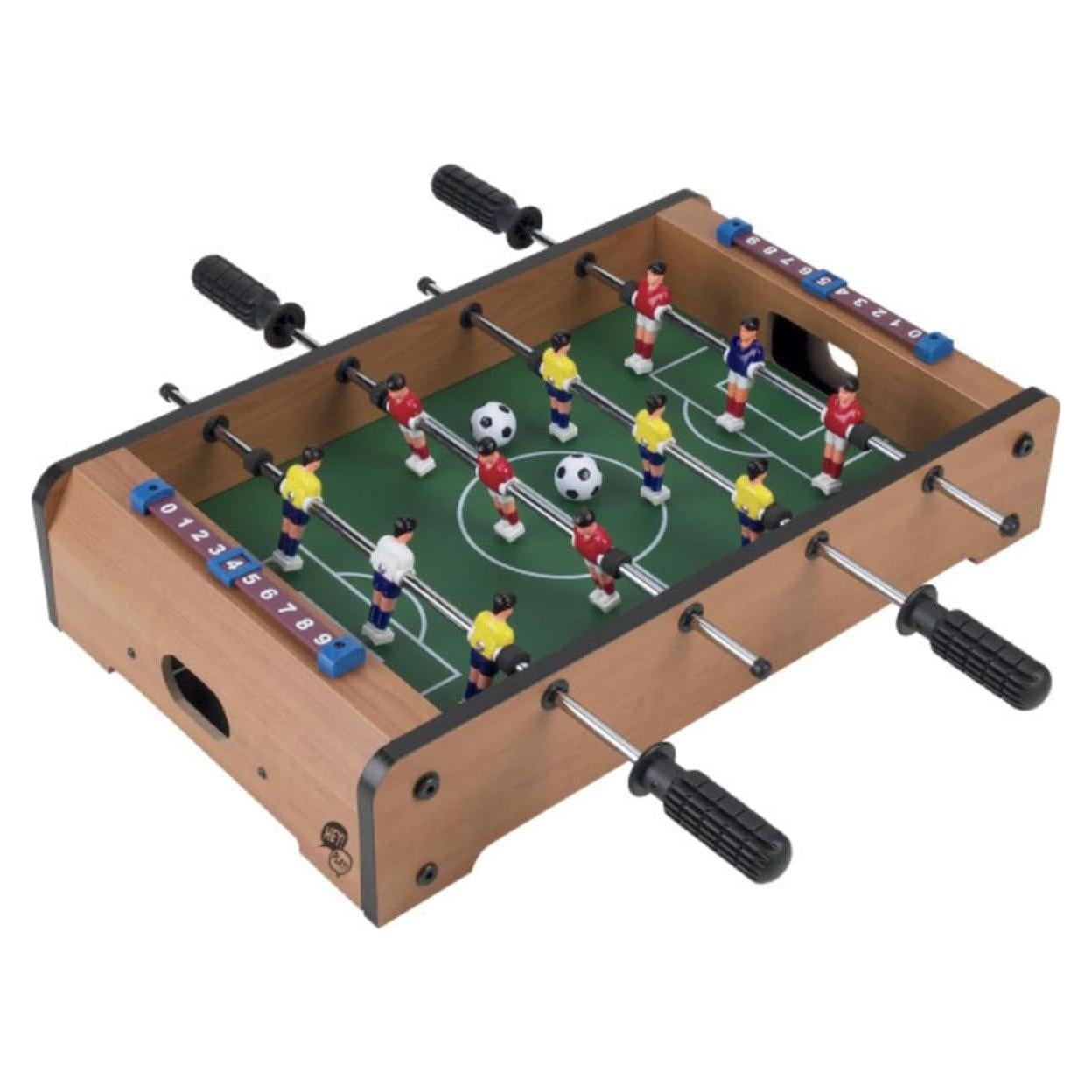 Mesa de Futbolín Mini Hey Play 50.8 cm con 2 Pelotas