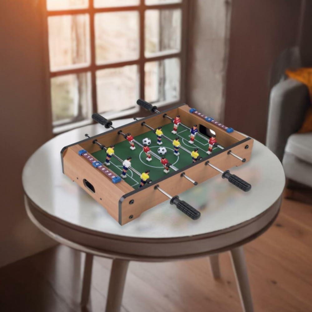Mesa de Futbolín Mini Hey Play 50.8 cm con 2 Pelotas