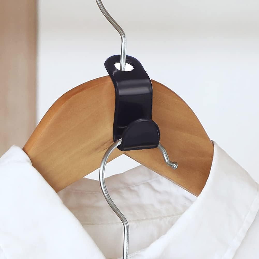 60 Ganchos Conectores para Perchas HOLLIHI Ahorro Espacio