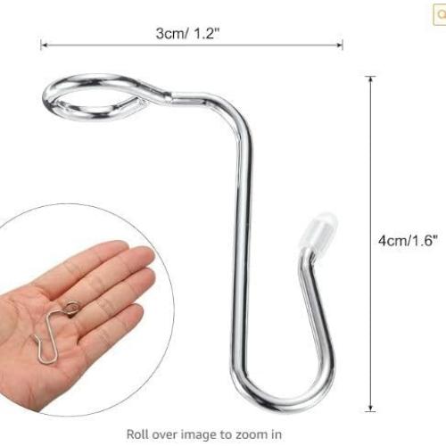 Ganchos Conectores de Perchas de Metal FAMSTURLON 50 Pzas Oro Rosa