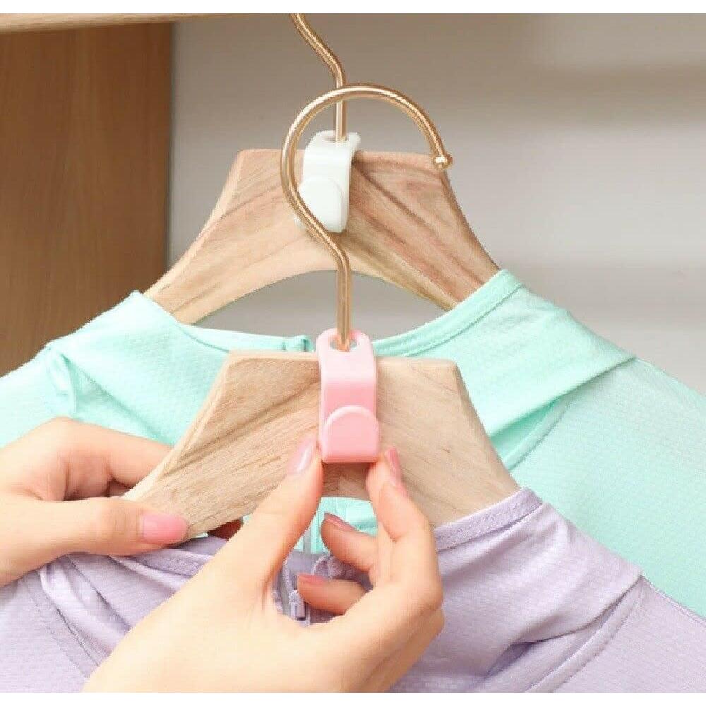 Ganchos Conectores para Perchas Genérico 40 Pcs Ahorra Espacio