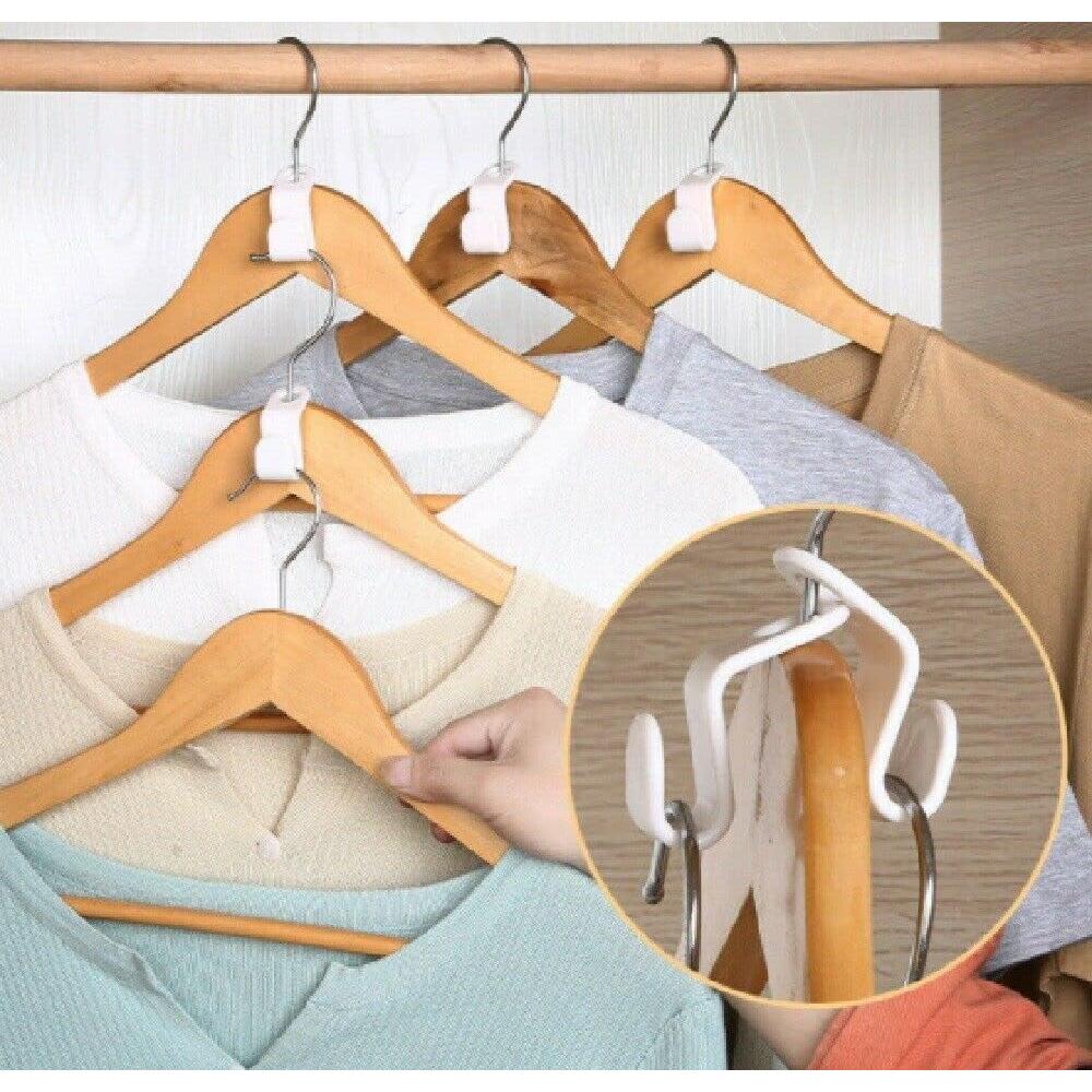 Ganchos Conectores para Perchas Genérico 40 Pcs Ahorra Espacio