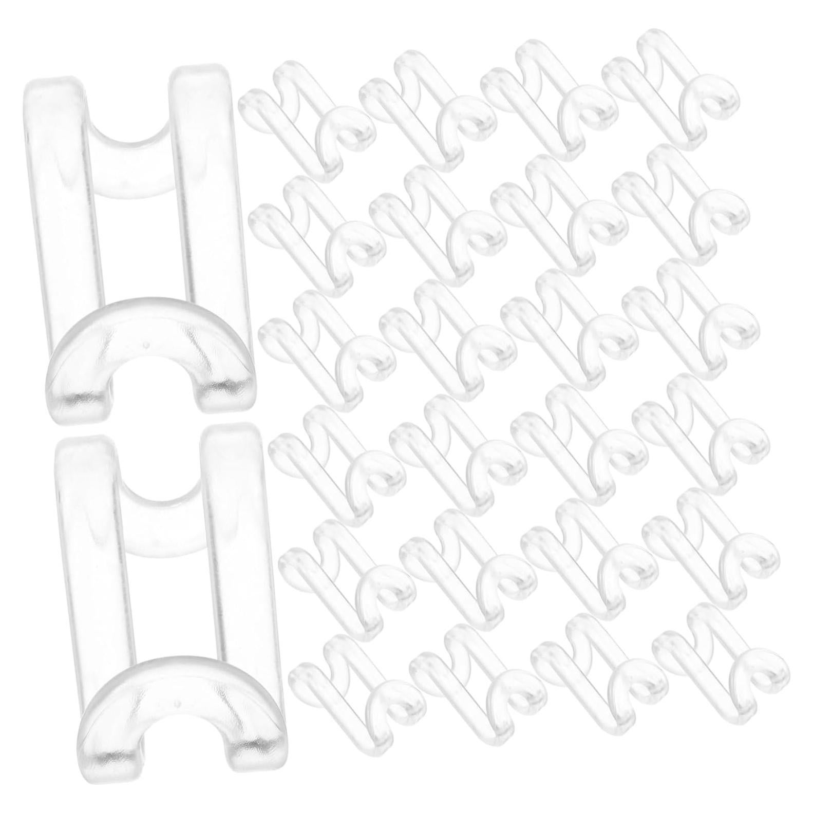 Ganchos Conectores para Perchas SOLUSTRE 60pcs Ahorra Espacio