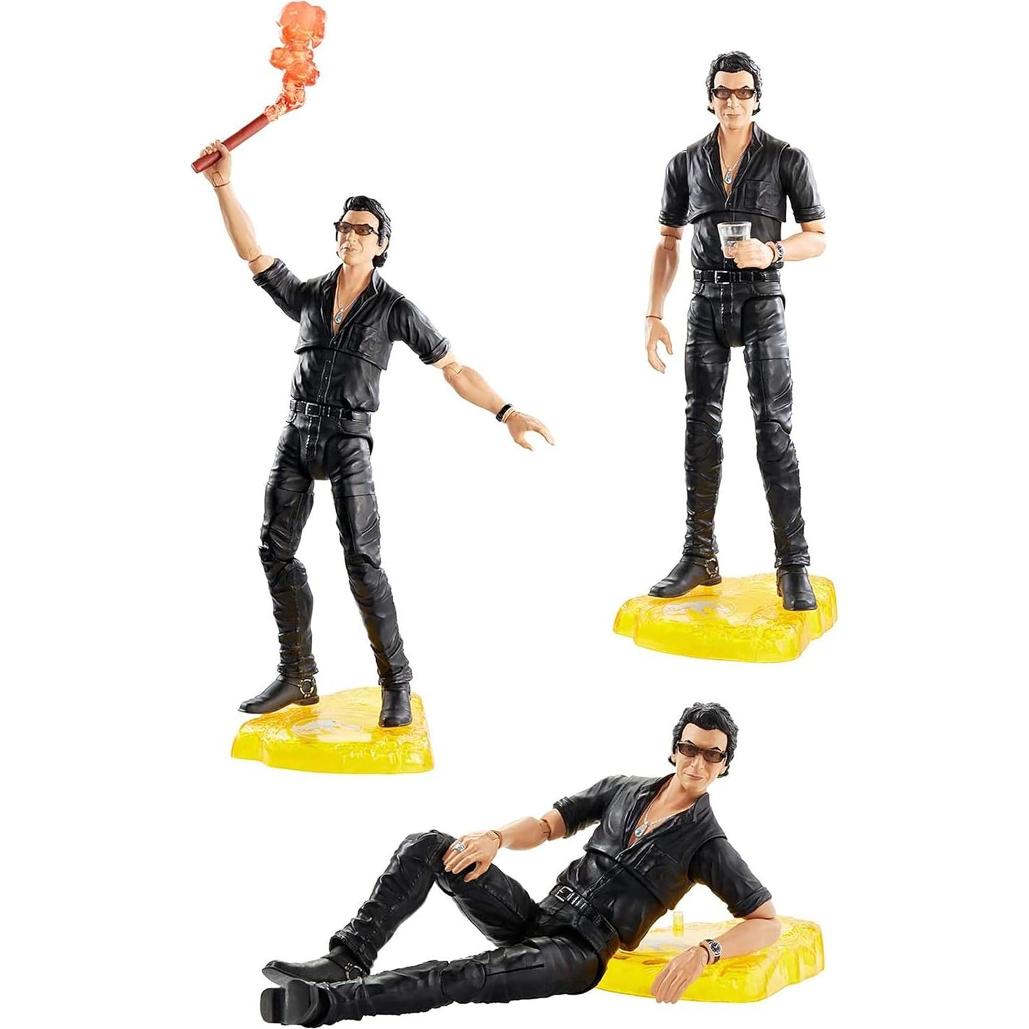 Figura de acción Dr. Ian Malcolm Jurassic World Mattel 16.5 cm